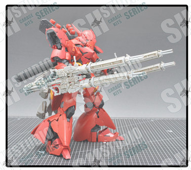 RG MSN-04 Sazabi Dual Gatling Gun plus Metal Chains (Resin Pakket)