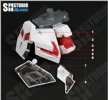 SH Studio Mega Size RX-0 Unicorn Set SHEU008