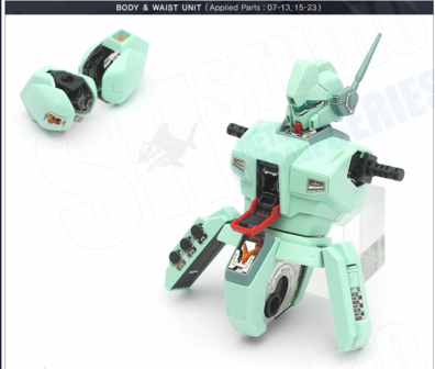 SH Studio MG RGM-89 Jegan Set SHEU-015