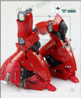 SH Studio RG MSN-04 Sazabi Set SHEU012