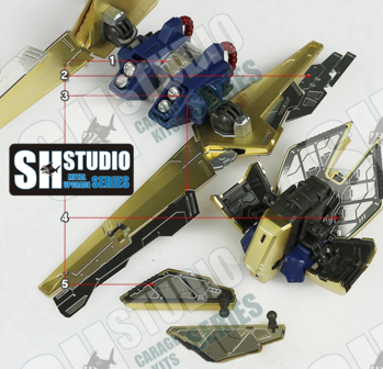 SH Studio MG MSN-00100 Hyaku-Shiki 2.0 Set SHEU-016