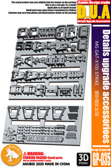 Anubis GP035 MG Strike GAT-105 Detail Set