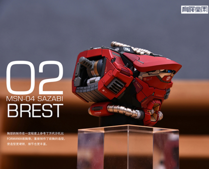 AnchoreT YujiaoLand MG Sazabi A1 Body 1.0 Dress-up Kit