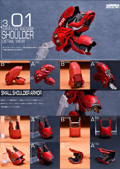 AnchoreT YujiaoLand MG Sazabi A2 Body 2.0 Dress-up Kit