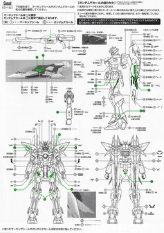 Flaming-Snow MG-72 Wing Gundam EW Fluorescerend