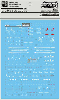 DL-Decal S25 voor HG Infinite Justice ZGMF-X19A