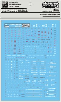 DL-Decal RG38 voor RG Force Impulse ZGMF-X56S