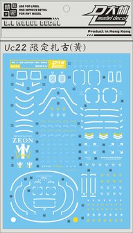 DL-Decal UC22 voor MG Zaku