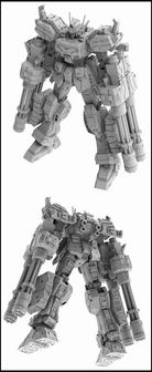 SH Studio x GM Dream PG HeavyArms H1 or H2 Full Resin Kit