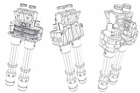 SH Studio x GM Dream PG HeavyArms H1 or H2 Full Resin Kit