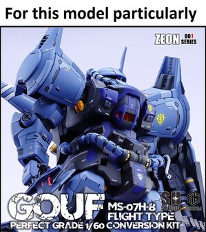 SH Studio x GM Dream 1/60 PG Frame Type A Voor Gouf Flight Type