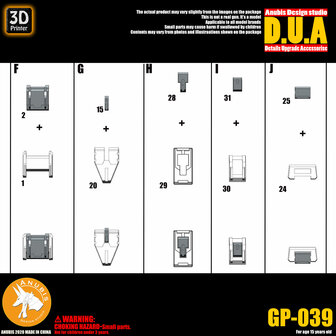 Anubis GP039 HG RX-79G Ground Type Ver.2 Detail Set