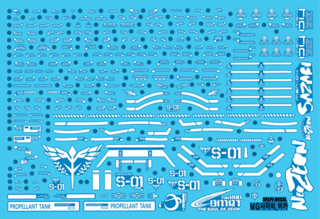 Delpi-Decal MG Sazabi Lichtgevend