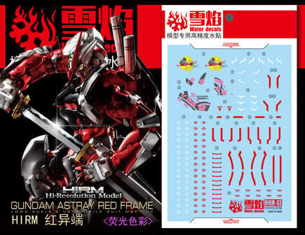 Flaming-Snow HIRM-07 Astray Powered Red Fluorescerend