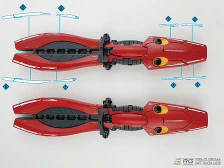 Delpi-Decal RG Sazabi Fukuoka Expansion Normaal