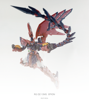 Delpi-Decal RG Epyon Zilver Holo Hexagonaal