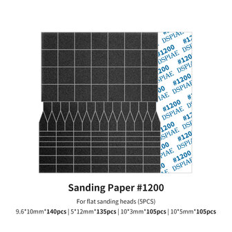 Sanding Paper voor Reciprocating Sanding Tool 180-1200 SP-ES