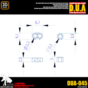 Anubis DUA-045 1/144 Power Cable Detail Upgrade Accessories 01