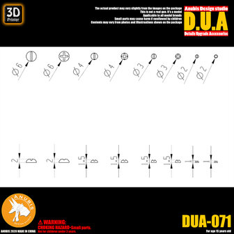 Anubis DUA-071 Bouten Detail Upgrade Accessories