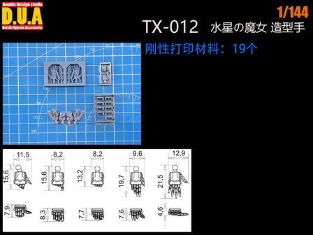 Anubis TX-012 1/144 MS Handen voor Witch from Mercury