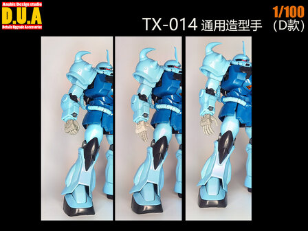 Anubis TX-014 1/100 MS Handen voor Zaku