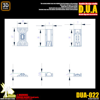 Anubis DUA-022 Detail Upgrade Accessories