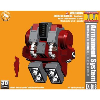 Anubis EX-013 MG MS-14 Gelgoog Char Red Warrior 2.0 Backpack B