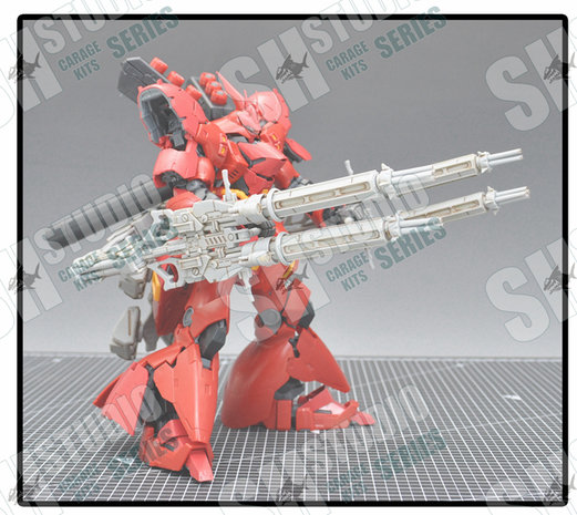 RG MSN-04 Sazabi Dual Gatling Gun plus Metal Chains (Resin Pakket)