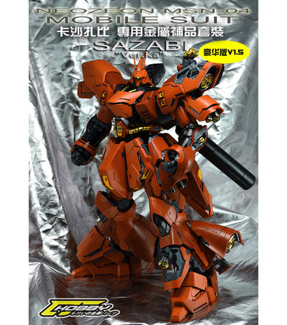 MG Sazabi Lux Metal Set v1.5 26 Opties