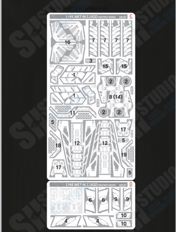 SH Studio Mega Size RX-0 Unicorn Set SHEU008