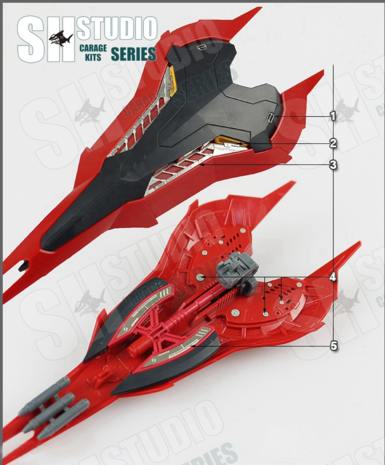 SH Studio RG MSN-04 Sazabi Set SHEU012