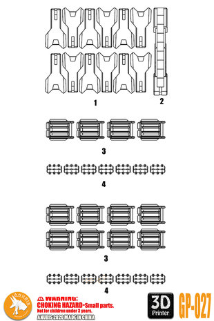 Anubis GP027 Fin Funnels voor MG Nu & Hi-Nu Detail Set