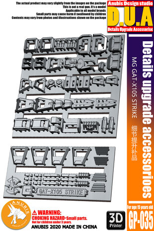 Anubis GP035 MG Strike GAT-105 Detail Set