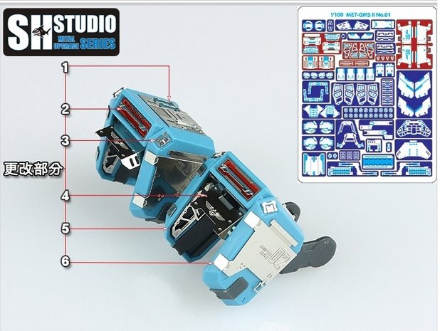 SH Studio MG RGM-79 GM Sniper II Set SHEU-006