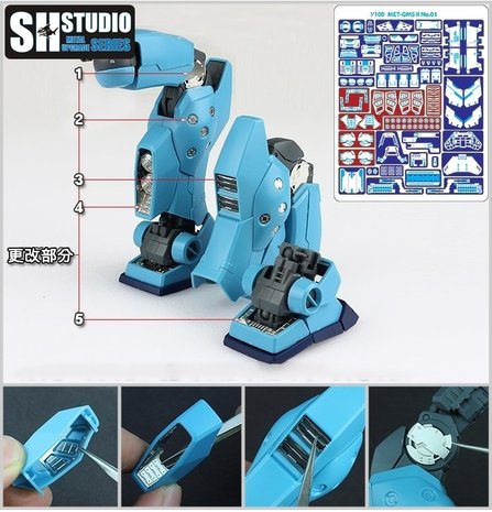 SH Studio MG RGM-79 GM Sniper II Set SHEU-006