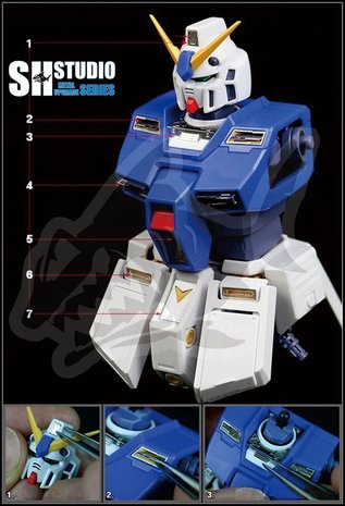 SH Studio MG RX-78-NT-1 Chobam Armor Set SHEU018