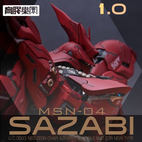 AnchoreT YujiaoLand MG Sazabi A1 Body 1.0 Dress-up Kit