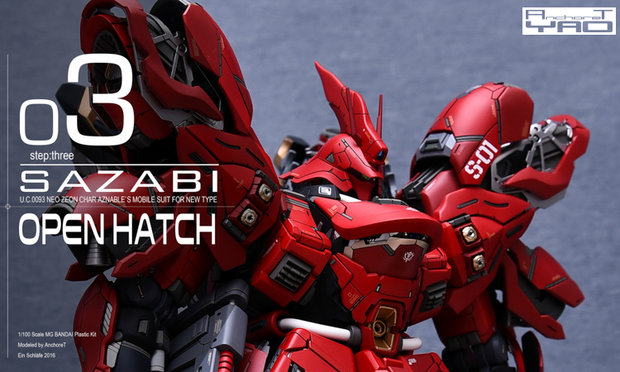 AnchoreT YujiaoLand MG Sazabi A2 Body 2.0 Dress-up Kit