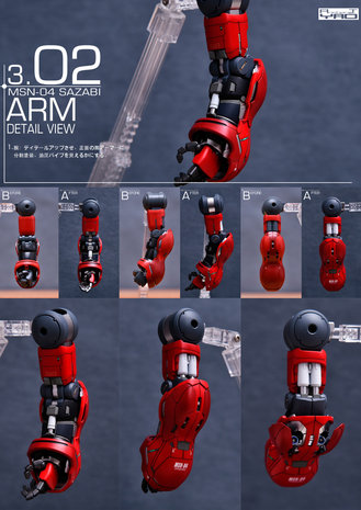 AnchoreT YujiaoLand MG Sazabi A2 Body 2.0 Dress-up Kit