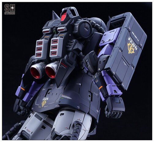 SH Studio x GM Dream PG Zaku II Black Tri-Stars GK of Accessoires