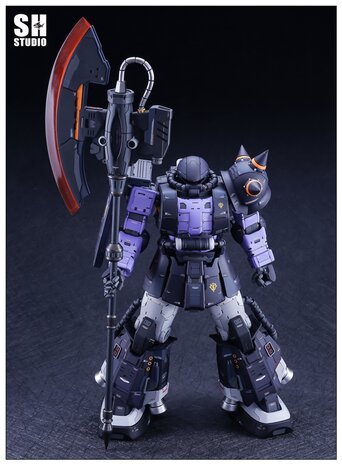 SH Studio x GM Dream PG Zaku II Black Tri-Stars GK of Accessoires