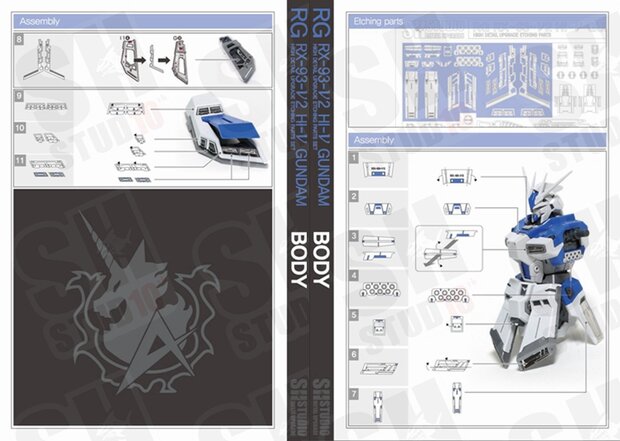 SH Studio RG RX-93 Hi-Nu Set SHME007