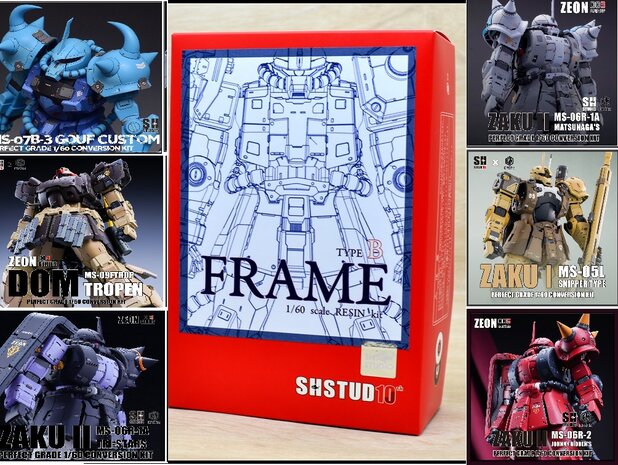 SH Studio x GM Dream 1/60 PG Frame Type B Voor Zakus