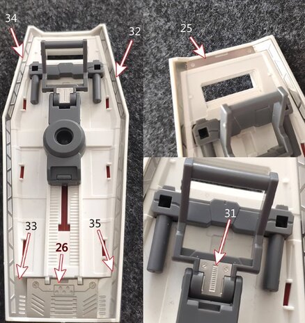 Warslug MG RX-78-02 GTO Origin PEMG001 PE Set