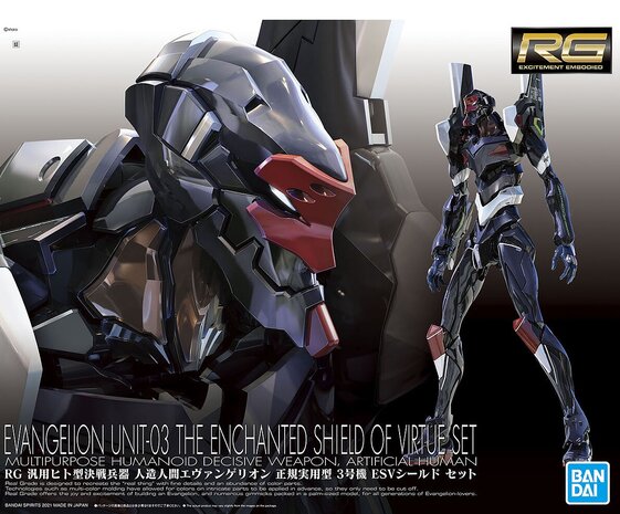 1/144 RG Evangelion Unit-03 (The Enchanted Shield of Virtue Set)