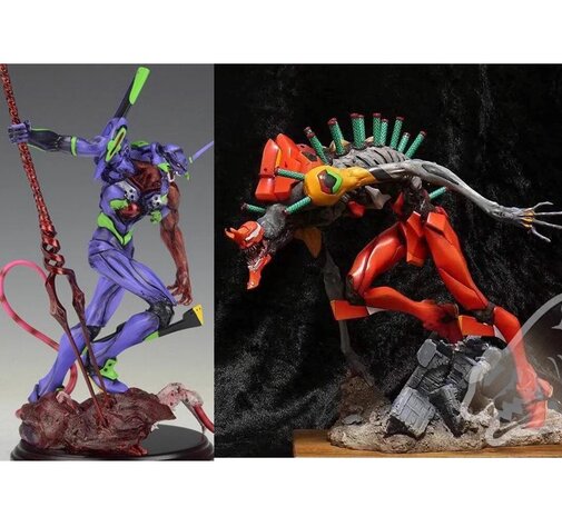 SH Studio Evangelion Unit 1 + Unit 2 Full Resin Garage Kit