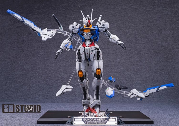 SH Studio x GM Dream PG Aerial Gundam Full Kit + LED + Masking Tape