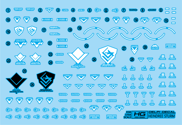 Delpi-Decal HG Heindree Sturm Normaal