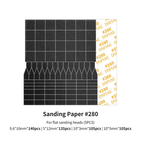 Sanding Paper voor Reciprocating Sanding Tool 180-1200 SP-ES