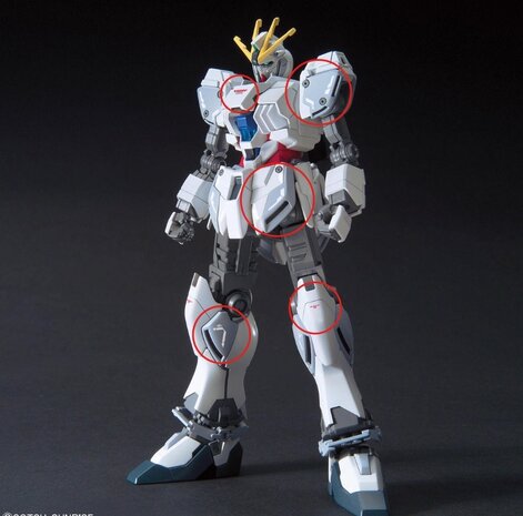 Flaming-Snow HG-16 HG Narrative Gundam A-Packs/Sinanju Stein Fluorescent